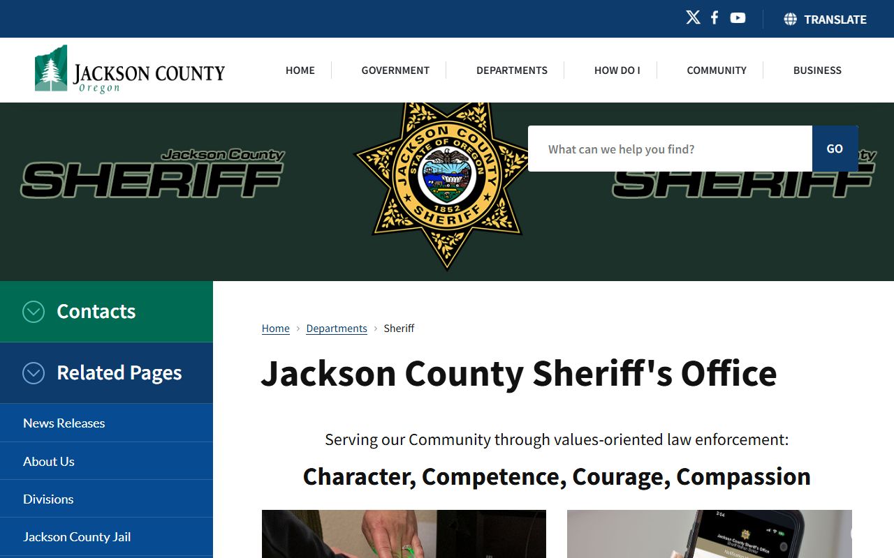 Jackson County Sheriff's Office jail mugshots and arrest records