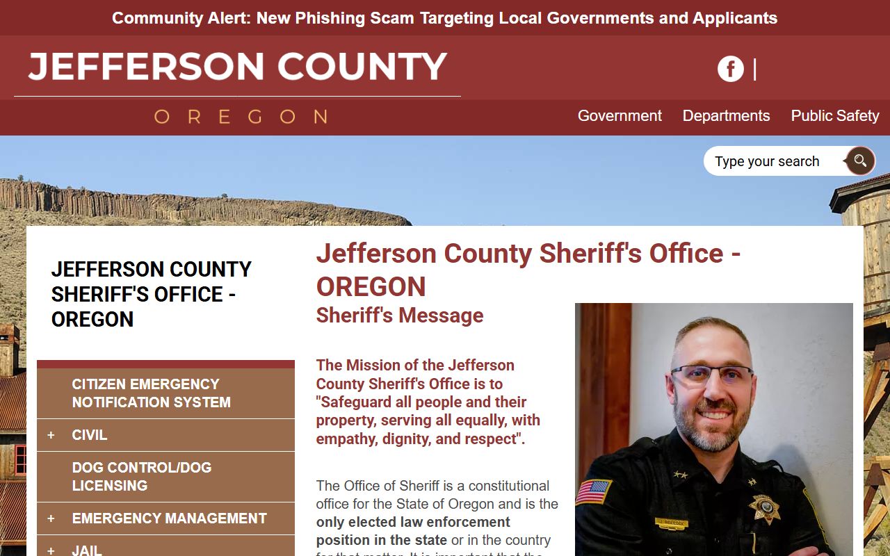 Jefferson County jail inmate search for mugshots and booking records